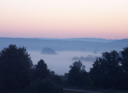 Nebel, Blickrichtung Norden