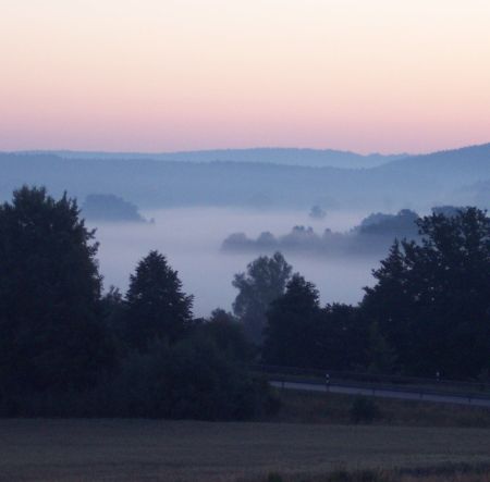 Nebel, Blickrichtung Norden